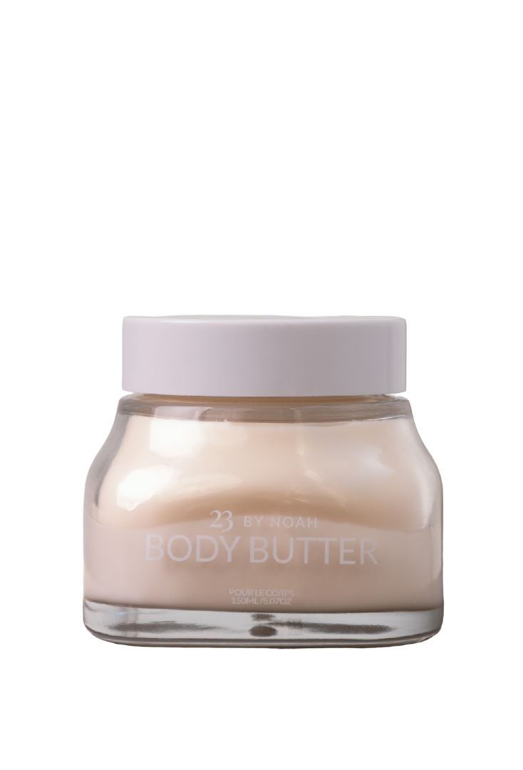 23 by Noah decadent ritual body butter. Vegan and clean formula.
